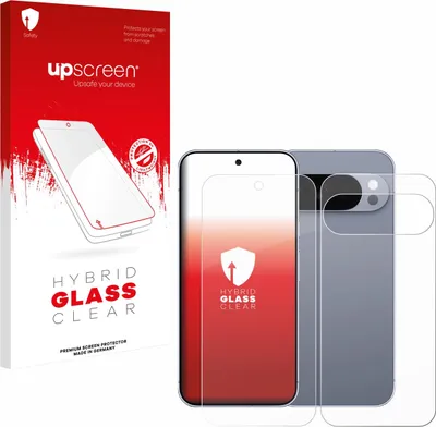 Produktbild von upscreen Schutzglas für Google Pixel 10 Pro (Display+Rückseite) Schutzfolie Panzer Folie Glas Display Schutz klar