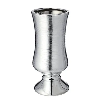 Produktbild von Cepewa Vase - Keramik - Silber - 10 x 24 cm