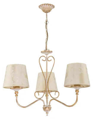 Immagine prodotto di Lampada a sospensione SOFIA dorata 3xE27x40W in metallo, dimensioni: 70x64x64 cm, IP20, Jupiter