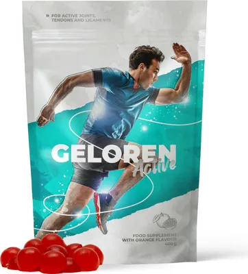 Produktbild von Geloren ACTIVE, Rot Orange, 90 Tabletten