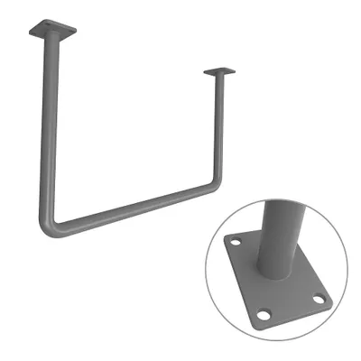 Obrázek produktu pro Stropní tyč na přitahování 40x60 cm - šedá, tyč na přitahování