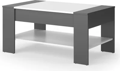 Immagine prodotto di Tavolino Vicco August Antracite/bianco 99.6 x 58.8 cm con cassetto, Model 55597