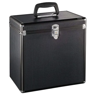 Image de Hama 00181436 Tasche für Speichermedien Microgroove record case Schwarz (00181436)