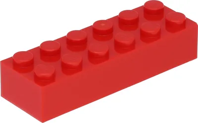 Produktbild von Lego® 2x6 Stein 2456 - 1 Stück Rot