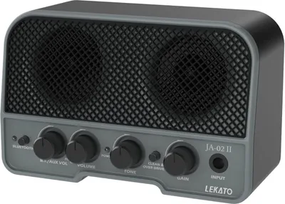 Produktbild von LEKATO Bluetooth-Gitarrenverstärker 5 W 5.0 E-Amp 2 Kanäle Schwarz