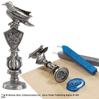 Zdjęcie produktu dla pieczęć woskowa Harry Potter - Ravenclaw10 cm srebrna