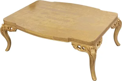 Produktbild von Casa Padrino Luxus Barock Couchtisch Gold 120 x 86 x H. 45 cm - Prunkvoller Wohnzimmertisch - Wohnzimmer Möbel im Barockstil