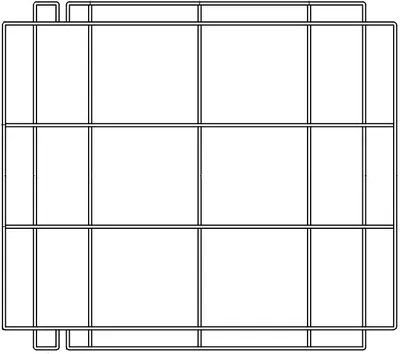 Produktbild von CHEFGASTRO Boden Einlegeroste BxTxH 572x648x10mm