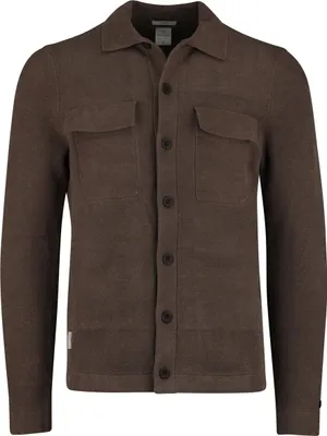 Produktbild von Cast Iron Overshirt einfarbig braun normale Passform