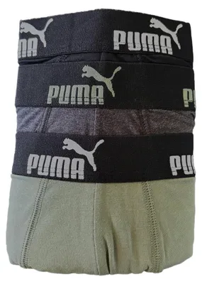 Produktbild von PUMA Herren Boxershorts 9er Pack Unterwäsche Green Black XXL – Green/Black