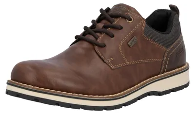 Zdjęcie produktu dla Rieker buty męskie eleganckie sznurowane buty brązowy rekreacyjny, rozmiar buta:42 EU