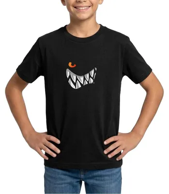 Produktbild von Spreadshirt Die Wilden Kerle Grinsen Teenager T-Shirt, 152/164 (12-14 Jahre), Schwarz