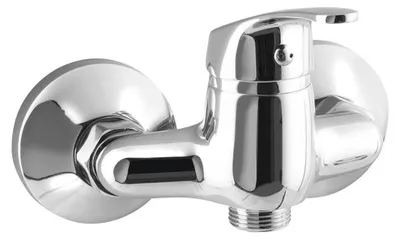Produktbild von AQUALINE 35 Wand-Armatur 3/4", Abstand 100 mm, ohne Auslauf, Chrom