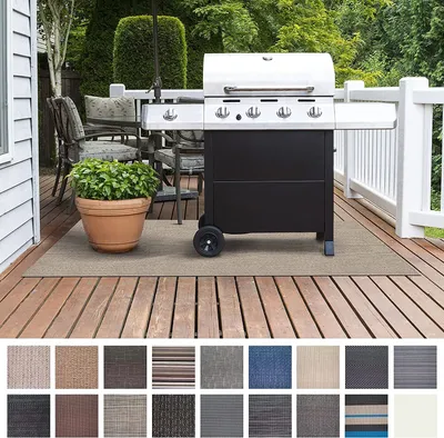 Produktbild von Grillschutzmatte Verona BBQ Grillmatte Grillteppich Grillunterlage schwer entflammbar 90x120 cm
