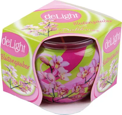 Image de Bougie Parfumée "Motif" Bougie Parfum d'Intérieur Magie des Fleurs