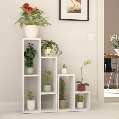 Zdjęcie produktu dla Stojak na kwiaty Houseland Sule biały