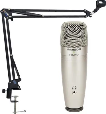 Immagine prodotto di Samson C01U Pro Microfono USB con microfono Gelenkarm