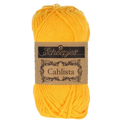 Produktbild von Scheepjes Cahlista 50g (208) Yellow Gold