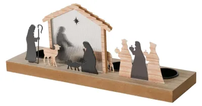 Produktbild von Boltze Home Weihnachtsszene 30x9,2x12,5cm