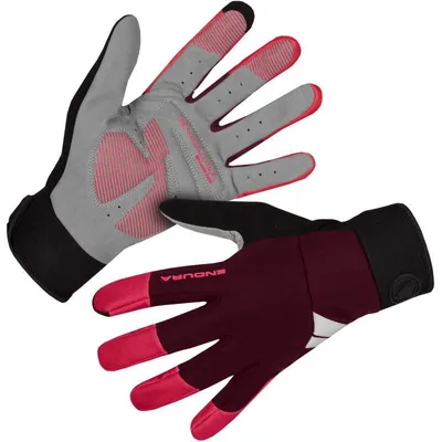 Produktbild von Endura Damen Windchill Handschuh, Farbe:Aubergine, Größe:S