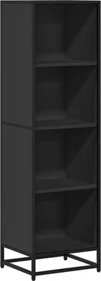 Obrázek produktu pro Knihovna černá 40x35x139 cm dřevotříska