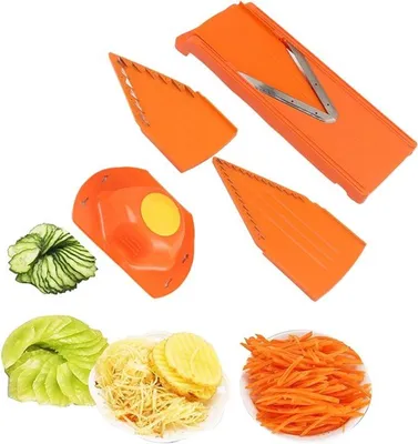 Multifunktionale Mandoline-Schneider für Gemüse, manuelle Julienne-Schneider für Kartoffeln, Zwiebeln und Karotten