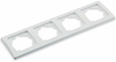 Produktbild von DELPHI 4-fach Rahmen weiß