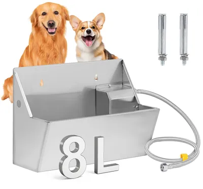 Automatische Wasserdispenser für Hunde, 7 l, Edelstahl 304