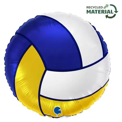 Zdjęcie produktu dla Balon Foliowy, Piłka Do Siatkówki - 46 cm