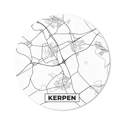 Produktbild von MuchoWow® Mauspad Mousepad Karte - Kerpen - Karte - Stadtplan 50x50 cm - Mousepads - Maus Mat - Pad - Mausunterlage - Vinyl