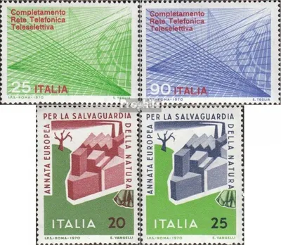 Produktbild von Briefmarken Italien 1970 Mi 1323-1324,1325-1326 (kompl.Ausg.) postfrisch Fernwählsystem