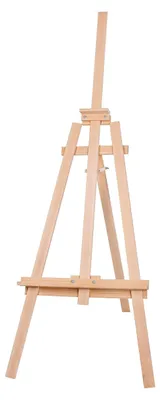 Produktbild von Große Holzstaffelei 175 cm, höhenverstellbar, für Hochzeit und Atelier, 175 x 58 x 92 cm