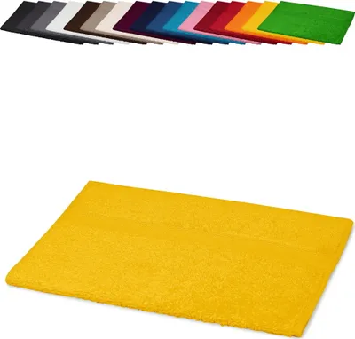Produktbild von Gästetuch 30x50 cm Gästehandtuch Kinderhandtuch 100% Baumwolle, Farbe: Gelb