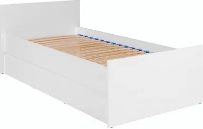 Obrázek produktu pro Nábytek24 Postel Cosmo Co15 Rám postele 90X200 cm s latterostem Jednolůžkový pokoj pro mládež bílý