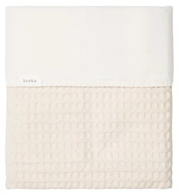 Produktbild von Koeka Amsterdam Wafel Bettdecke - Baumwolle Fleece - Natur