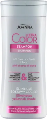 Zdjęcie produktu dla Szampon Joanna Ultra Color - dla włosów blond w odcieniach różowych 200ml