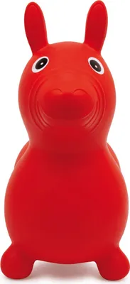 Produktbild von Hüpfpferd Hüpftier Hüpfpony rot Gummi Pferd hüpfen small foot Legler Spiel Spaß