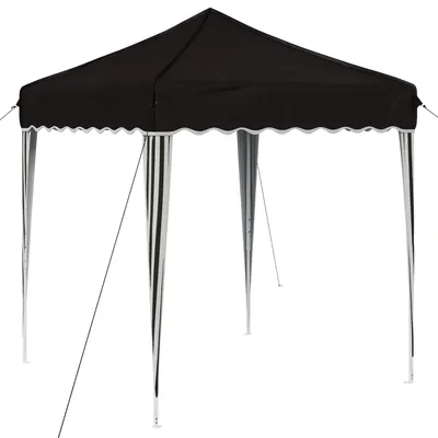 Image de Tente de fête pop-up 195 x 195 x 245 cm Noir Tissu Oxford