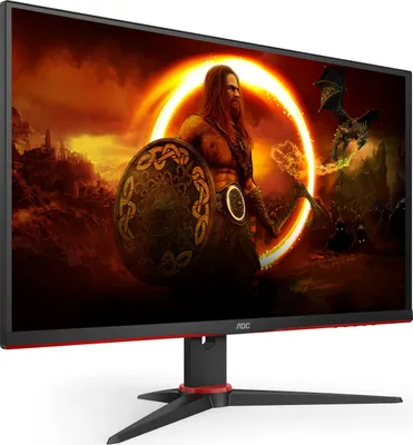 Produktbild von AOC G2 27G2SPAE/BK, 68,6 cm (27"), 1920 x 1080 Pixel, Full HD, LED, 4 ms, Schwarz, Rot