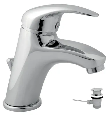 Immagine prodotto di Miscelatore per lavabo con uscita Titania Lux cromato