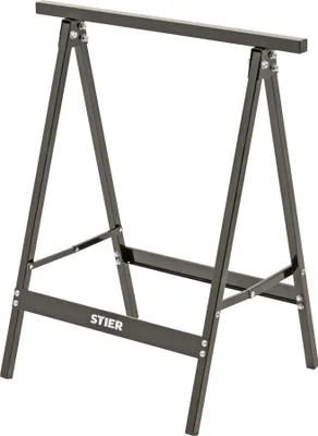 Produktbild von STIER Stahl Arbeitsbock 100 kg, klappbar, Sägebock, Unterstellbock, Klappbock, Unterstellbock