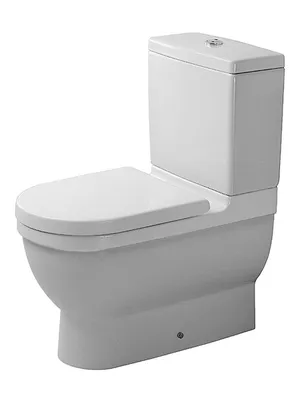 Produktbild von Duravit Stand-WC-Kombination STARCK 3 360 x 655 mm, Abgang Vario HygieneGlaze weiß