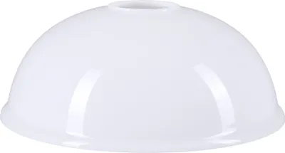 Produktbild von Lampenglas Ersatzglas Lampenschirm Weiß glänzend Ø 210mm Glas Leuchtenglas rund