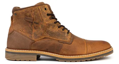 Immagine prodotto di Stivali da uomo Bufflox modello Josue, in pelle color cognac