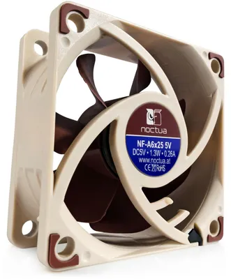 Produktbild von NF-A6x25 5V (beige/braun, 60 mm)