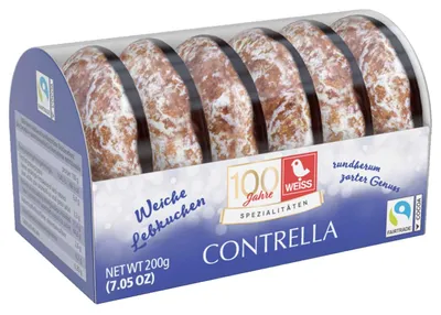 Obrázek produktu pro Weiss Gebäck Contrella Classic Zartbitter 39081 200g