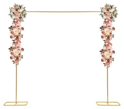 Imagen del producto de Arco de boda dorado - 2 metros x 2.1 metros - Hierro - Accesorio decorativo