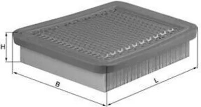 Obrázek produktu pro Vzduchový filtr KNECHT LX 543