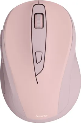 Produktbild von Hama Funkmaus WM-400, optisch, 6 Tasten, Funk, pink