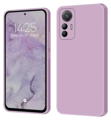 Produktbild von Hülle für Xiaomi 12 Lite Case Cover Bumper Smartphone Softgrip Schutzhülle Farbe: Lila